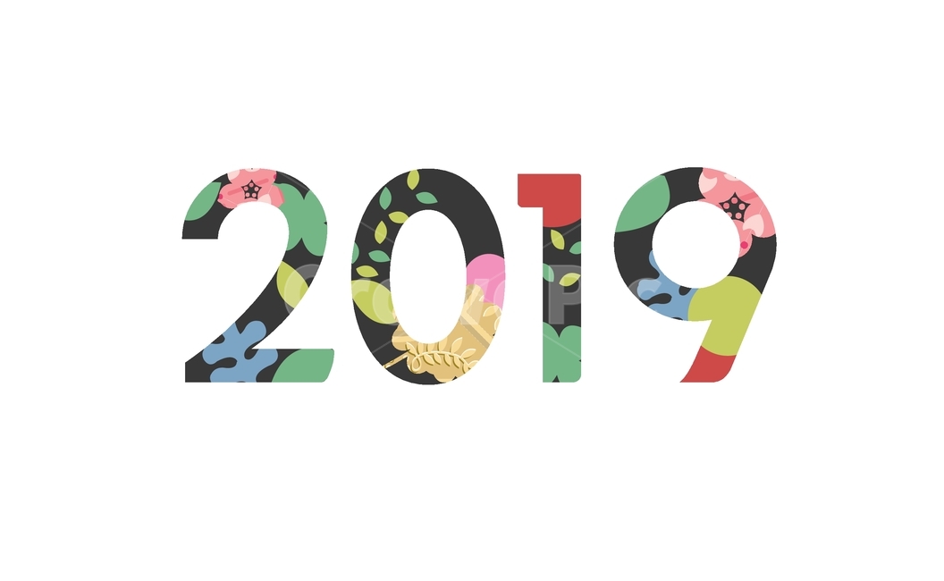 2019년,새해,기해년,숫자,데코,장식,나뭇잎,꽃,핑크,그린,그림문자,녹색,연두,노란색,파란색,진회색,빨간,red,green,blue,yellow,yellowgreen,gray,flower,pink,기념일,축하,anniversary,congratulation,celebrate,celebration,그래픽,일러스트레이션,graphic,illustration