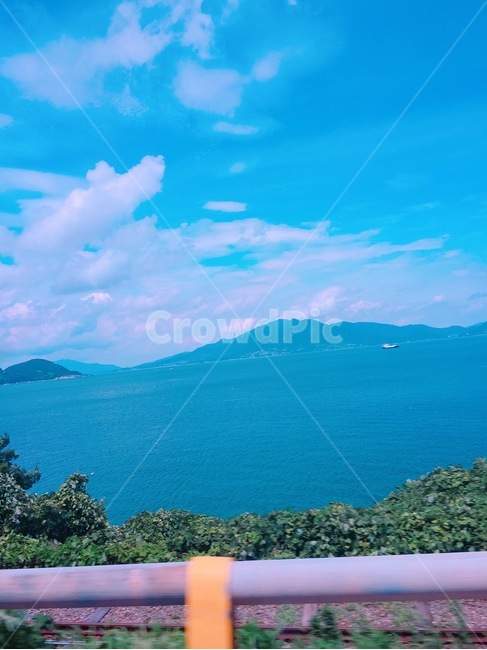 자연,nature,구름,하늘,난간