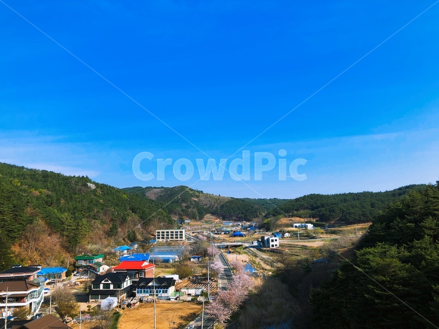 자연,풍경,산,시골,맑음,시골,마을,풍경,landscape,country,rural,town