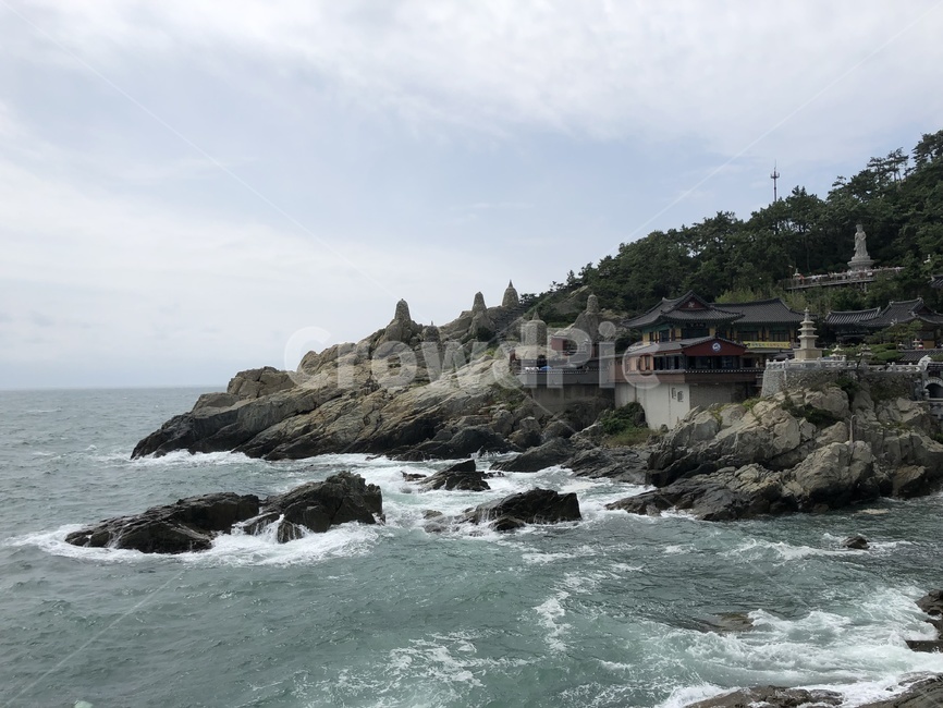 바다,자연,기와,절,암반,풍경,절경,부산,한국,scenery,scene,sea,nature,rooftile,temple,busan,korea,곶,promontory,지질,geology