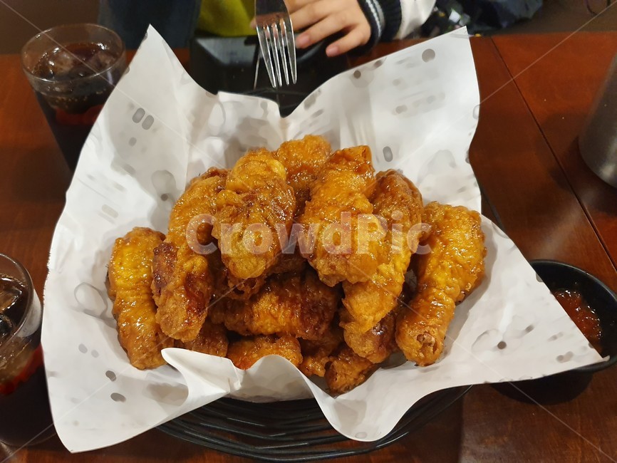 치킨,닭,간장치킨,콜라,chicken,coke,food,음식