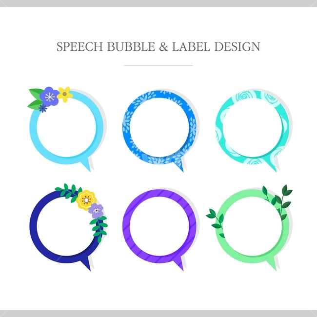 봄,식물,꽃,라벨,말풍선,텍스트박스,봄,계절,spring,season,그래픽,일러스트레이션,graphic,illustration