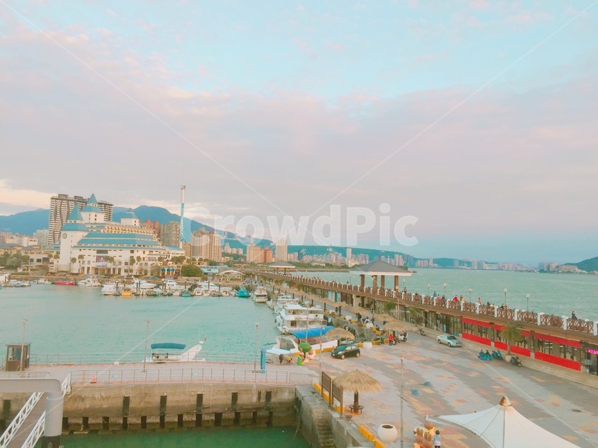 water,물,waterfront,워터프론트,pier,교각,dock,독,port,포트,대만,taiwan,워런마터우,warrenmatou,풍경,대만하늘,하늘