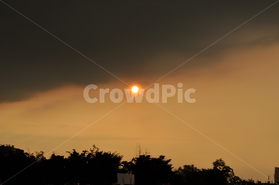 nature,자연,sky,sunset,해질녘,outdoors,옥외