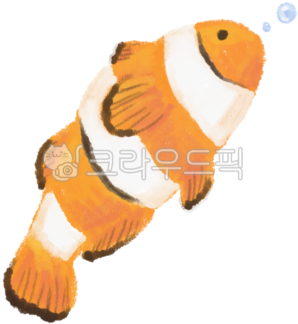니모,물고기,바다,바다생물,해양생물,fish,열대어,동물,animal,amphiprion,sea,sealife,ocean,대양,파스텔,색연필,크레파스