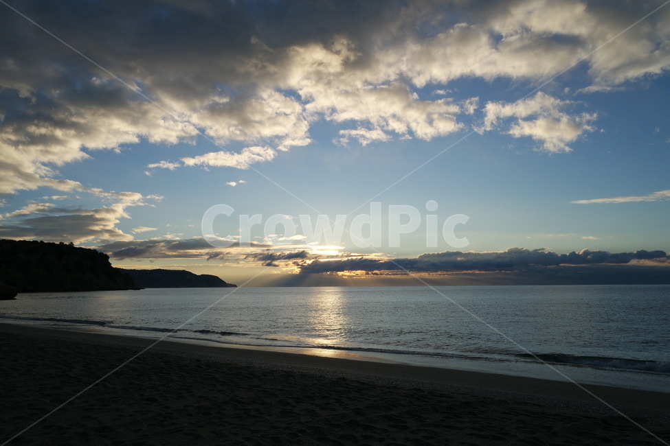 해변,하늘,새벽,일출,sky
