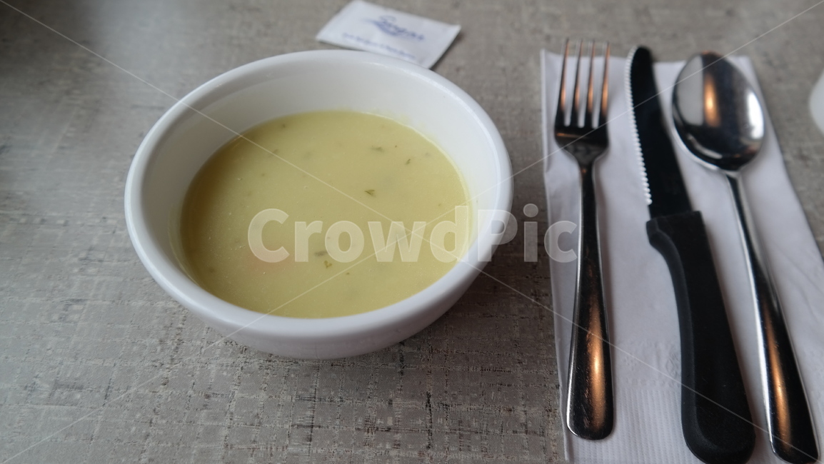 스프,아침식사,포크,스푼,나이프,breakfast,soup