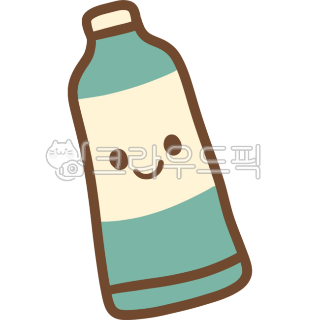 cutebottle,smilingface,characterillustration,cartoonstyle,simpledesign,packagingdesign