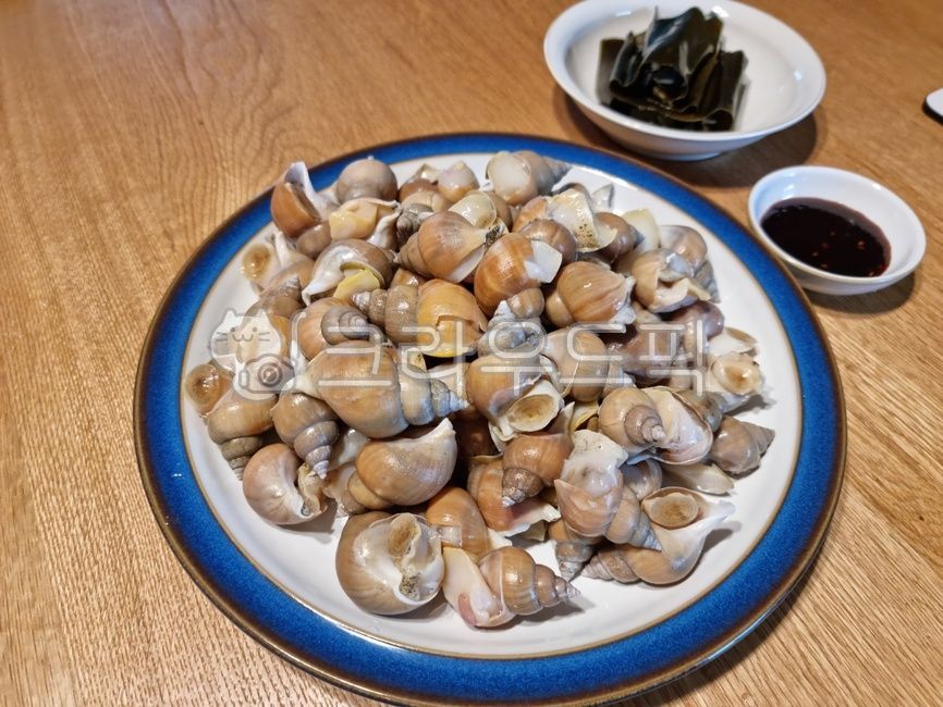 백골뱅이무침,조개,어패류,해산물,술안주