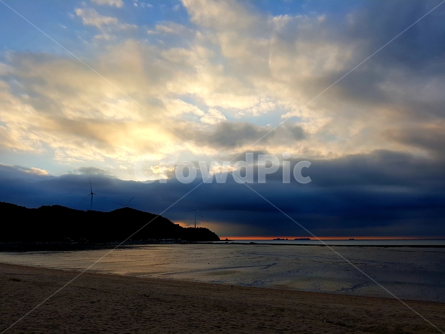 노을,석양,하늘,자연,바닷가,자연,풍경,nature,landscape,해변,바다,beach,sea,weather,날씨,outdoors,옥외