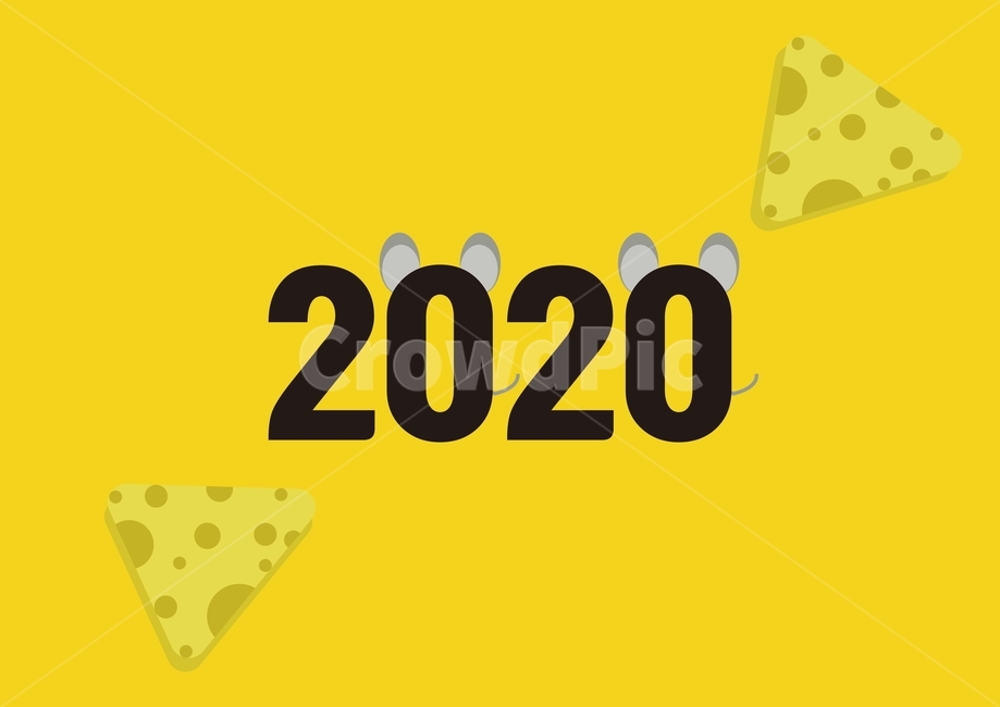 2020년,경자년,쥐,쥐띠,쥐띠해,치즈,쥐일러스트,2020년일러스트,새해,new year,그래픽,일러스트레이션,graphic,illustration
