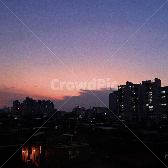 노을,배경,구름,풍경,핑크