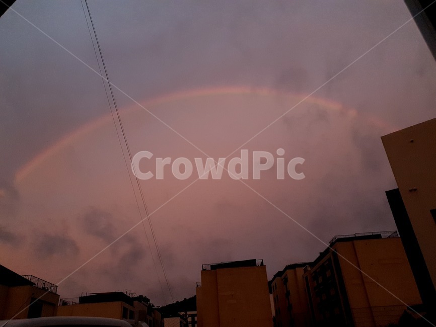 rainbow,무지개,하늘,sky,nature,pink,복잡,하늘사진,무지개사진