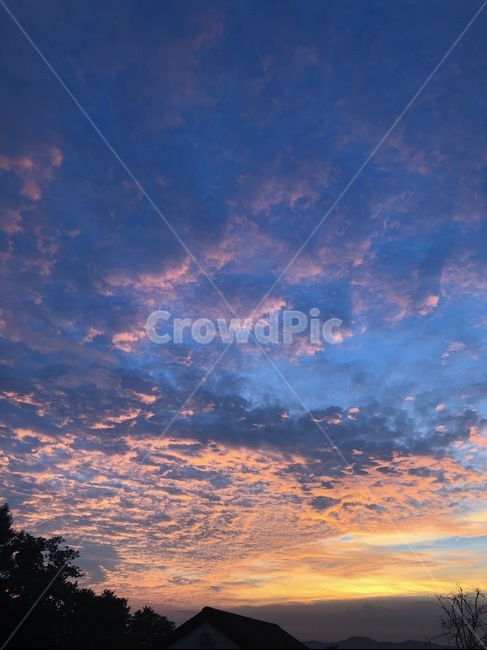 하늘,일출,구름,자연,sky,푸른빛,blue,sunrise