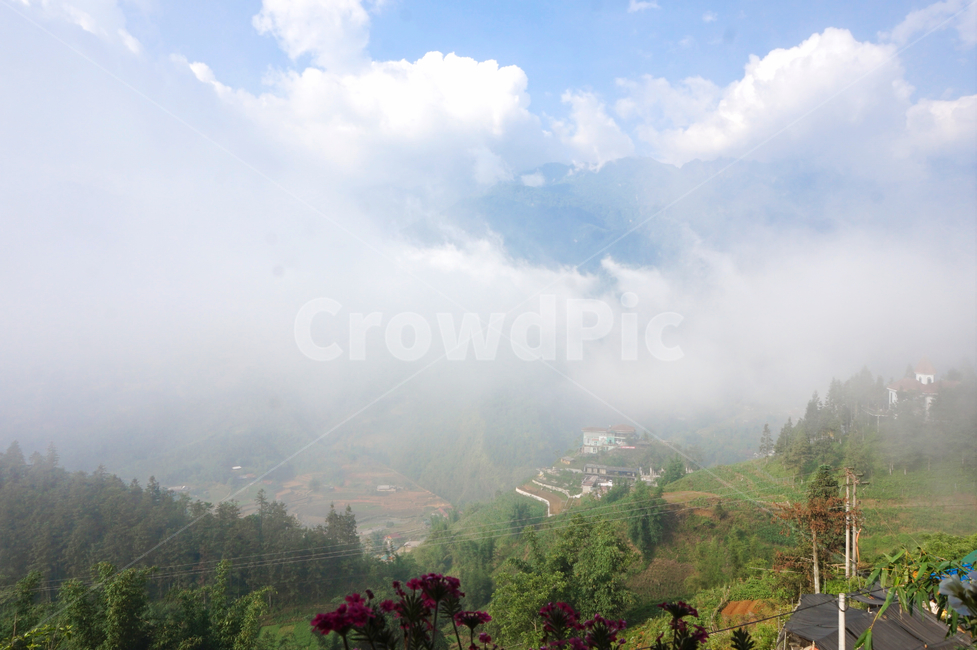 자연,풍경,베트남,nature,scenery,outdoor,야외,산,mountain,vietnam,weather,날씨,구름,고지대
