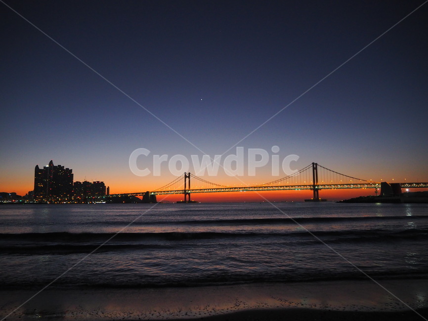 일출,바다,해변,광안리,광안대교,파도,자연,풍경,nature,landscape,건축물,건물외관,exterior,building,structure,architecture,construction,건물