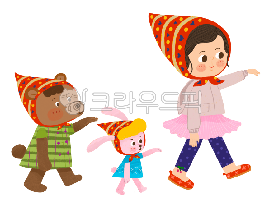 picture book,colored pencil drawing,children,Fairytale,rabbit,illustration,bear