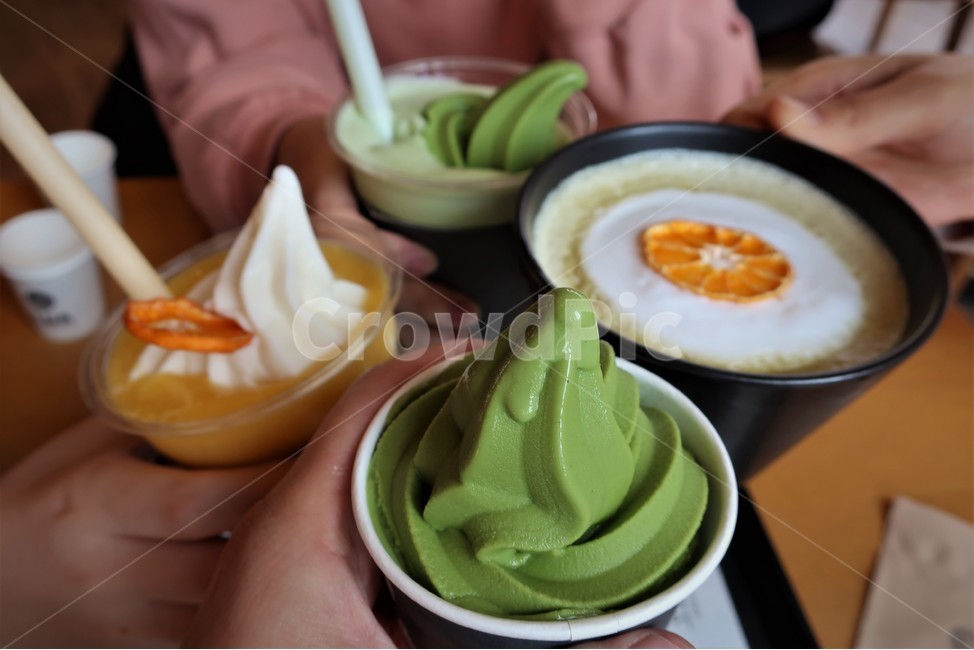 제주,녹차,소프트,아이스크림,그린티,디저트,간식,후식,음료,음료수,디저트,간식,후식,dessert,snack