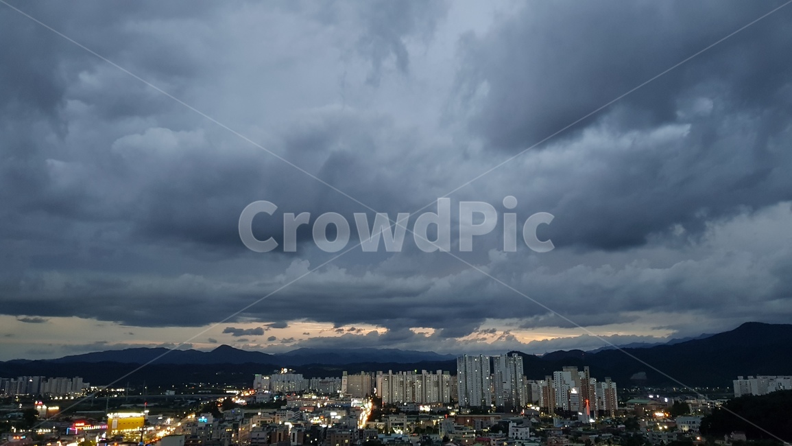 날씨,흐림,구름,weather,저녁