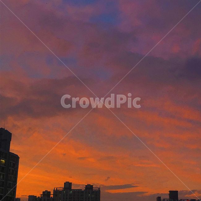 하늘,노을,구름,sky,sunset