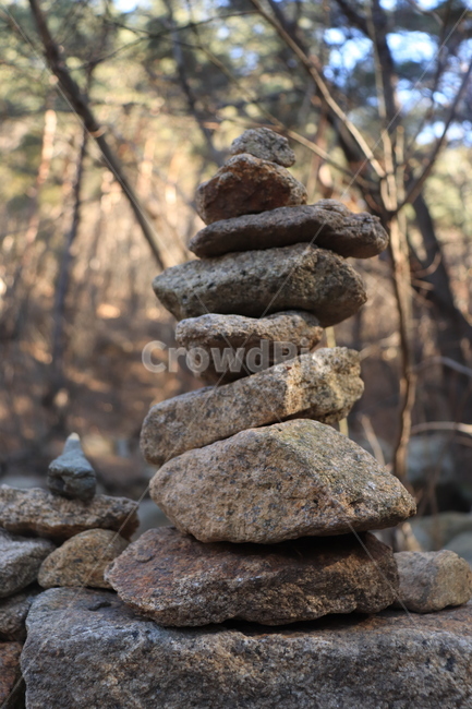 돌탑,조그만,평화로운,아기자기한,암석,남산