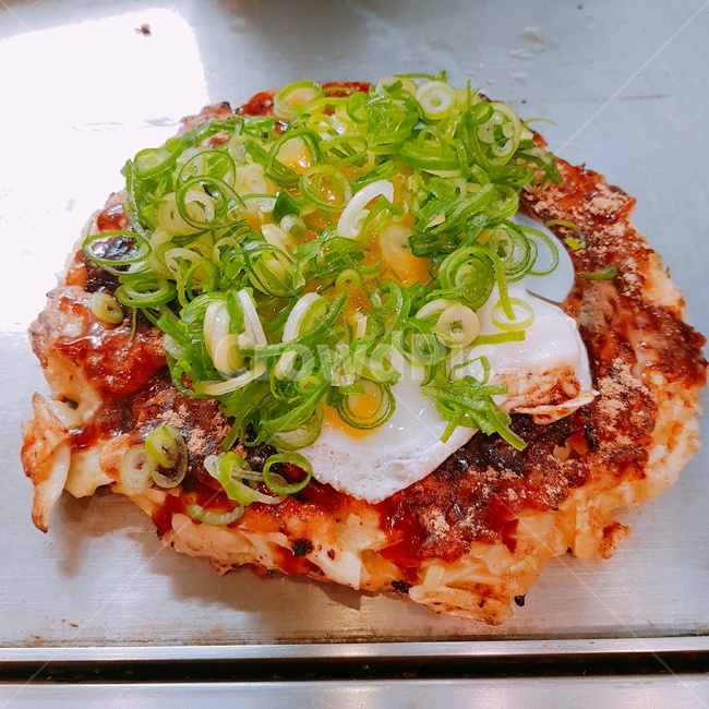 음식,일본,안주,오코노미야키,오꼬노미야끼,부침개,빈대떡,파,가쓰오부시