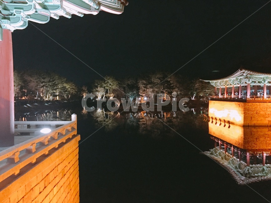 야경,경주,동궁과월지,안압지,신라,야경,밤,풍경,nightscape,night,landscape,한국전통,한국문화,korean traditional,korean culture