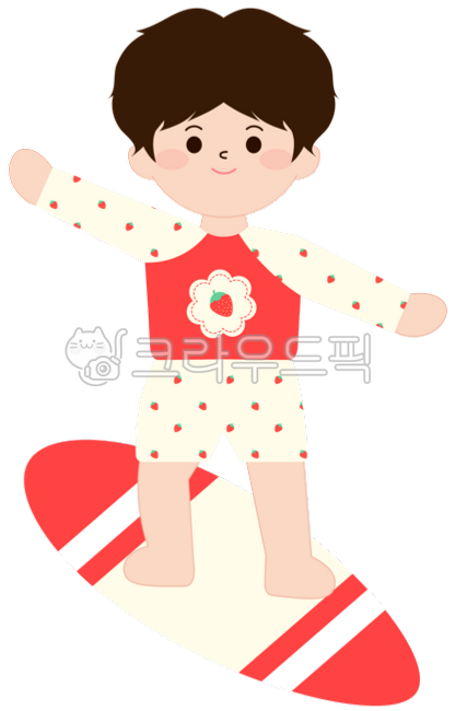 서핑,서핑일러스트,여름,방학,휴가,바다,해변,수영,수영복,파도,운동,물놀이,수영장,스포츠,서핑보드,어린이,아이,남자,남자아이