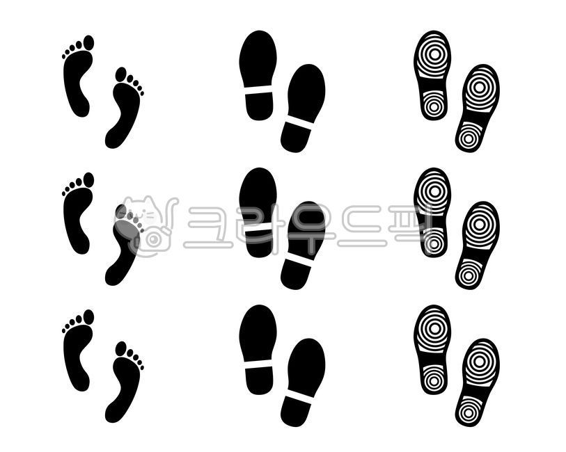 신발,신발자국,운동화발자국,벡터,디테일,구두발자국,발바닥,신발모양,신발바닥,흑백,검정색,발자국,footwear,신발류,구두,그래픽,일러스트레이션,graphic,illustration