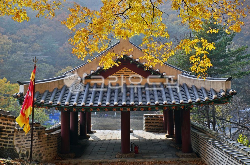 남한산성,도립공원,동문,누각,세계문화유산,유네스코세계유산,가을,단풍,계절,성곽길