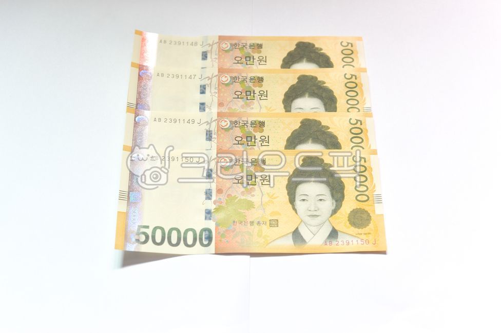 오만원,오만원권,이십만원,지폐,돈,한국돈,money,신사임당,용돈,세뱃돈,현찰,현금,새돈,cash,종이,인쇄