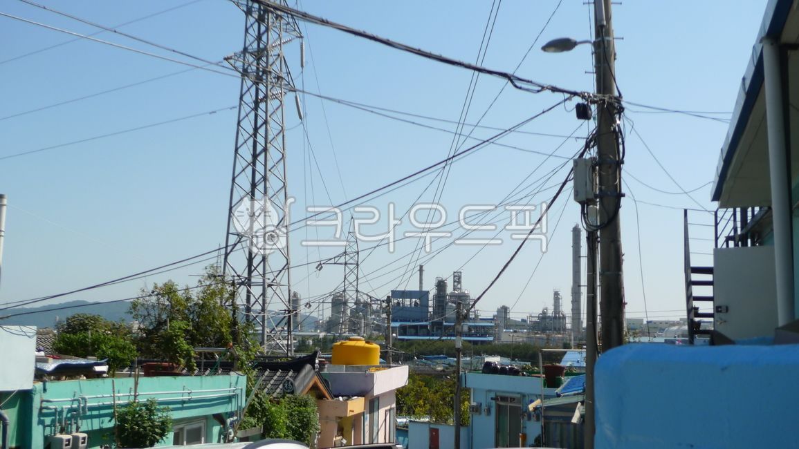 Myth Village,Onsan Industrial Complex,cable,Ulsan Mural Village