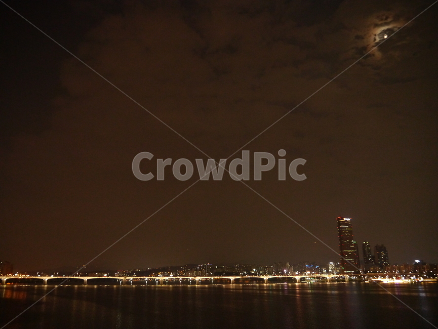 한강,달밤,야경,여의나루,다리,야경,밤,풍경,nightscape,night,landscape,도시,city,한국도시풍경,한국도시경관,korea cityscape,nature,자연,outdoors,옥외