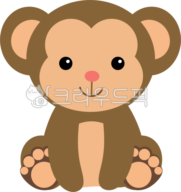 원숭이,동물그림,동물캐릭터,귀여운동물,동물일러스트,동물인형