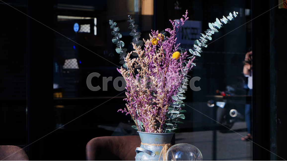 seoul,cafe,terrace,vase,bottle,flower,dry,table,interior,colorful,꽃,화분,꽃병,테이블,인테리어,구도,배경,바탕화면,실내용화초,화분,화초,house plant