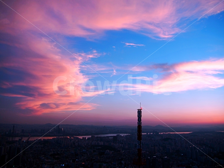 남산,노을,일몰,감성,서울,도시,풍경,city,landscape,감성,sensible,feeling,색깔,색상,색채,색감,color sense,color sensitivity,feeling of color,nature,자연,outdoors,옥외,sky,하늘