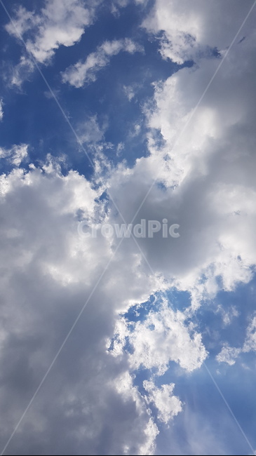 파란하늘,푸른하늘,하늘,뭉게구름,nature,자연,outdoors,옥외,sky,azuresky,하얀구름,구름,날씨,weather,적운