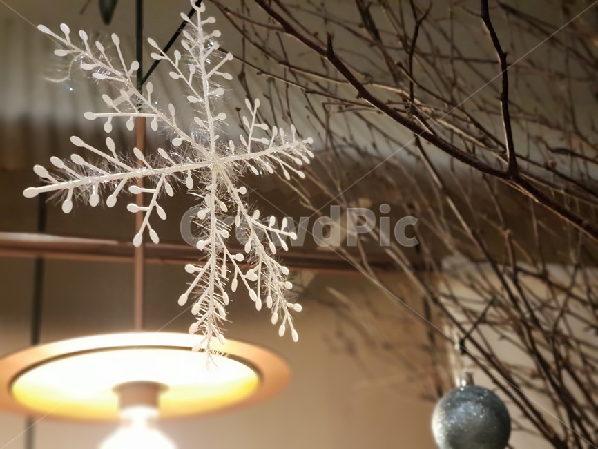 등,까페,데커레이션,눈꽃,인테리어