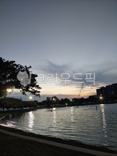 night view,Landscape,waterside,nature,background,riverside,lake