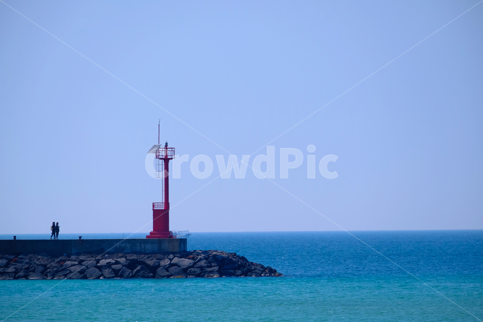 제주도,등대,바다,섬,하늘,풍경,수평선,등대,lighthouse,사람,인물,인간,human,person,여성,여자,woman,female,lady