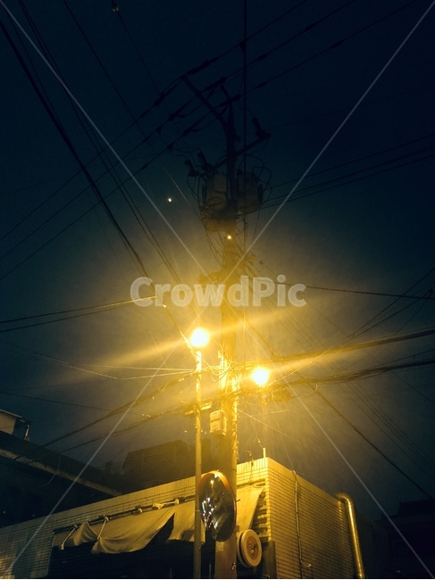 가로등,밤,조명,streetlamp,램프,전구,오래된,시설,빛,야경,밤,풍경,nightscape,night,landscape,산업,industry,industrial,에너지산업,energy industry,flare,플레어,light