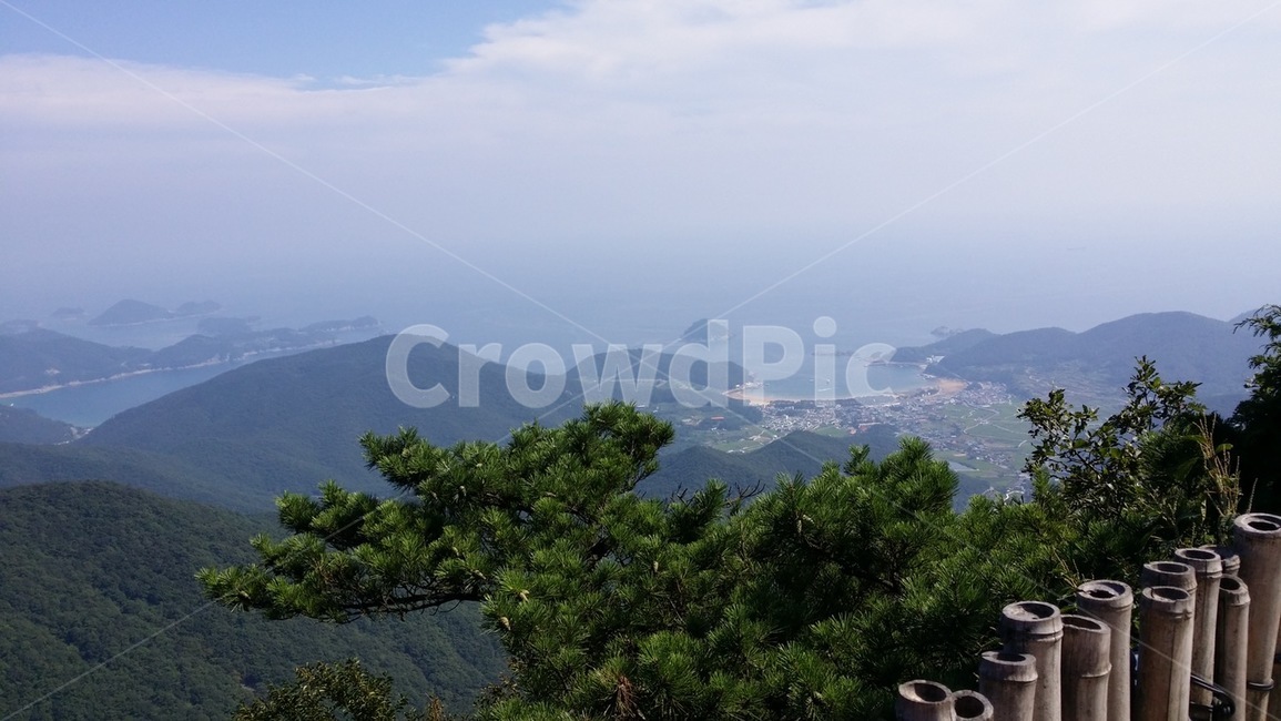 능선,산,반도,정상,산림