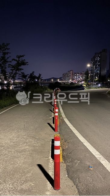 night view,nature,median strip,tree,asphalt,outdoor,outdoors,bicycle road,night sky,road name,bike path,walk,apartment