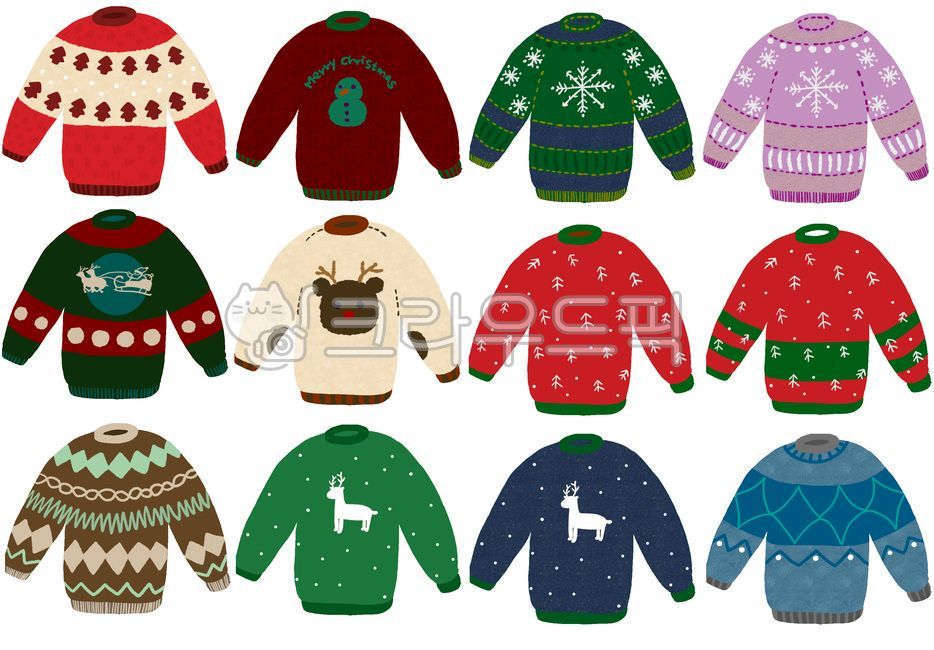 크리스마스,겨울,겨울옷,합성,일러스트