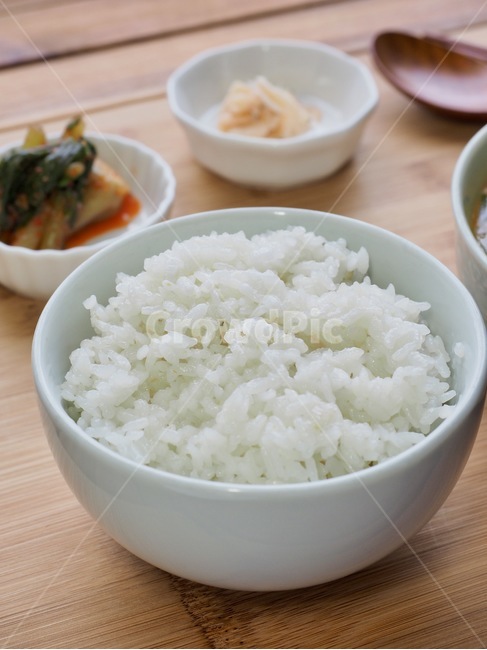밥, 흰밥, 아시아음식, 한국, 한국음식, 사진,이미지,일러스트,캘리그라피 - jameshan3035작가