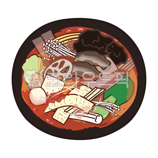 마라탕,마라탕일러스트,malatang,중국음식,spicysoup,chinesefood,탕,중식,국물요리,매운,bowl,음식,food,meal,식사