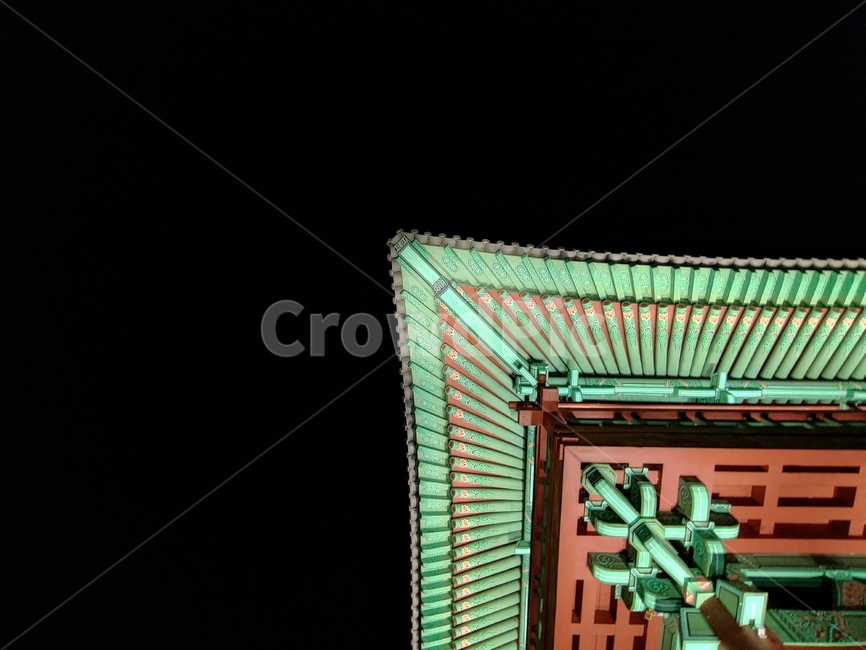 기와,한국전통,지붕,밤,건물,koreanculture,건축물,architecture