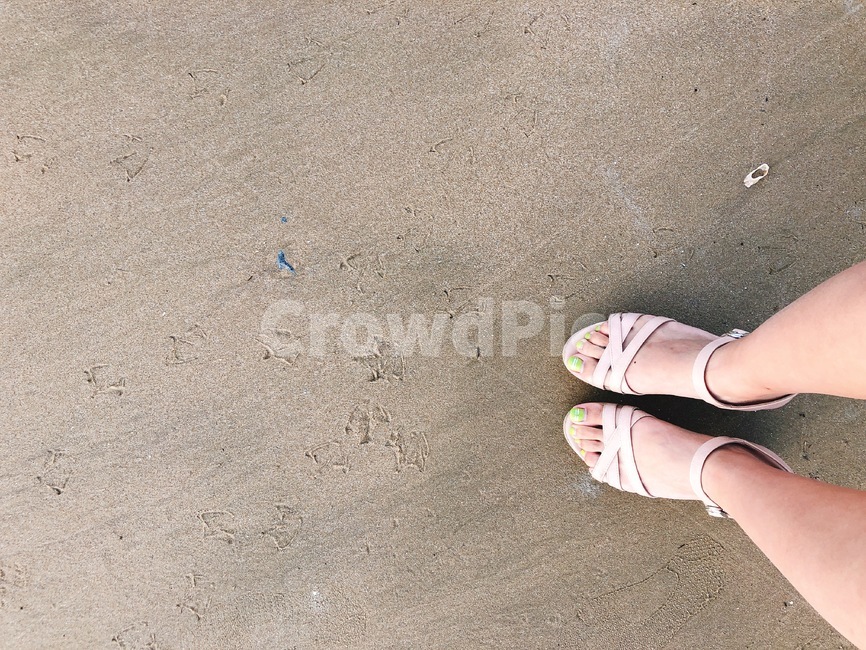 모래,바다,모래사장,새발자국,감성,해변,바다,beach,sea,사람,인물,인간,human,person,신체일부,몸,body,여성,여자,woman,female,lady