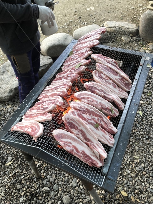 야외바베큐,삼겹살,돼지고기,바베큐파티,pig,pork,fire,바베큐,오겹살,야외삼겹살,고기파티,고기,돼지고기굽기