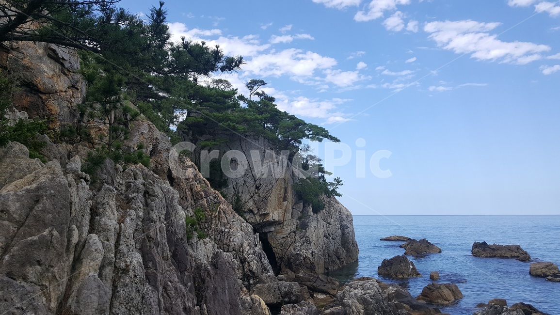 자연,sea,바다,물,풍경,강원도,삼척시,해수욕장,해변